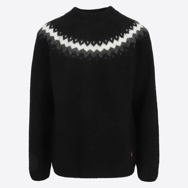 Vík Icelandic pattern wool pullover